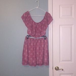 Two Piece Dress (Top and Skirt)